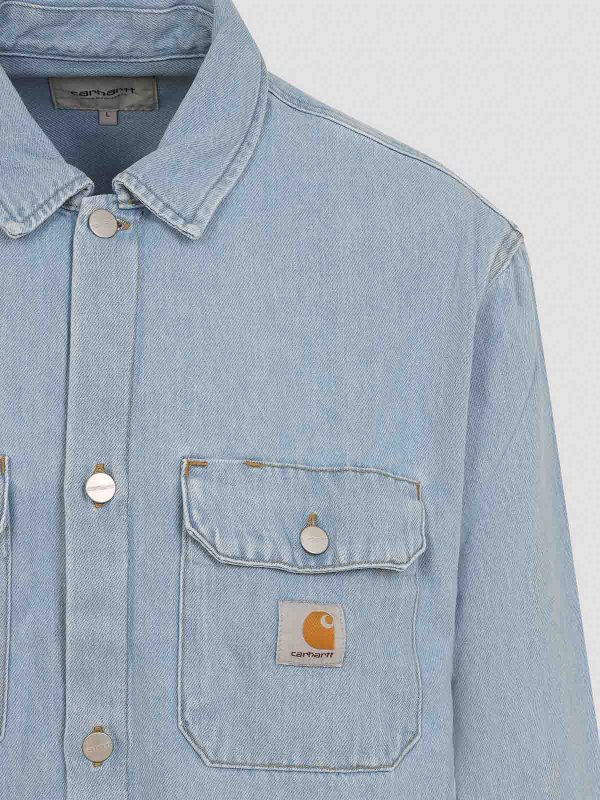 The Best Shops CARHARTT: シャツ - シャツ - ブルー
