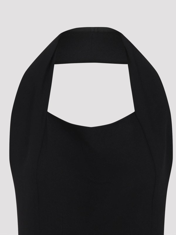 ワンピース CARVEN SS25 DR201-DRESS LONG DRESS (6251K2100801 999) Carven Dr201 Long Dress - Black - Women | 6251K2100801999