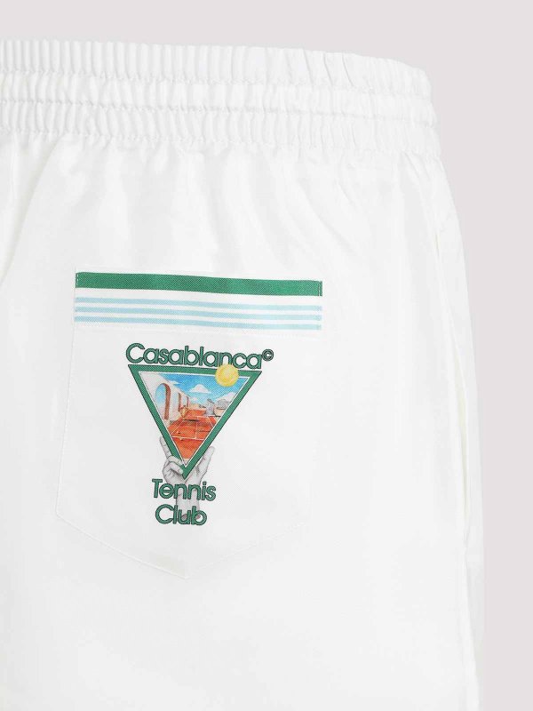 The Best Shops CASABLANCA: Trousers Shorts - Drawstring Shorts