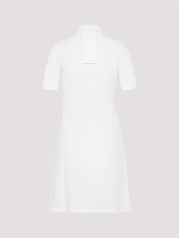 Courreges: knee length dresses online - Piqu Polo Dress