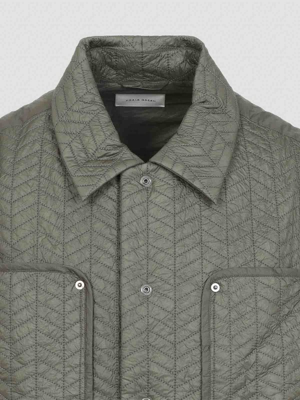 Quilted Worker Jacket shop online: CRAIG GREEN