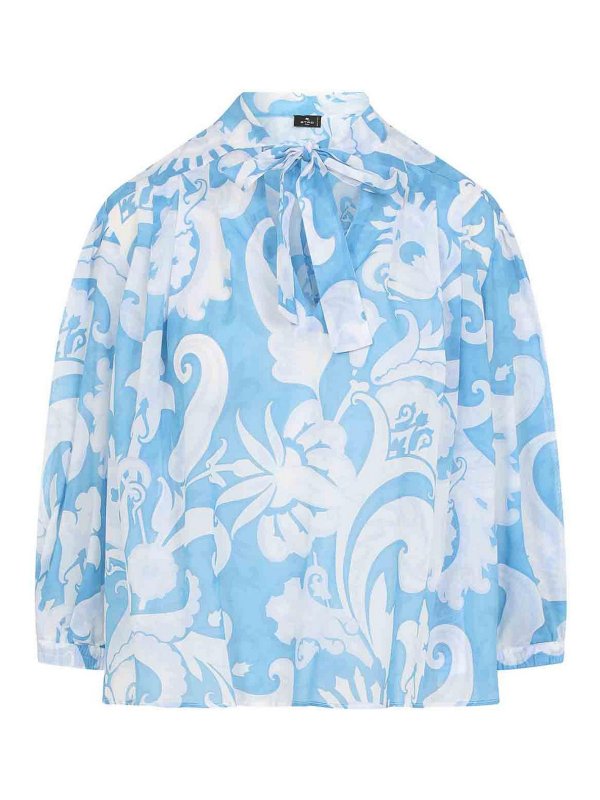 ETRO: シャツ - シャツ - ブルー