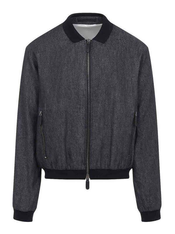 GIORGIO ARMANI: casual jackets - Linen Jacket
