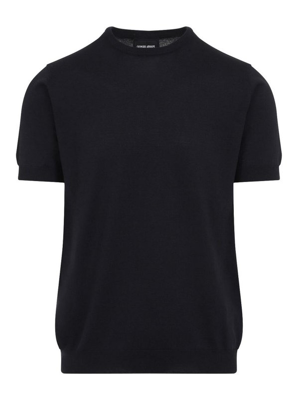 GIORGIO ARMANI: クルーネック - クルーネック - ブルー