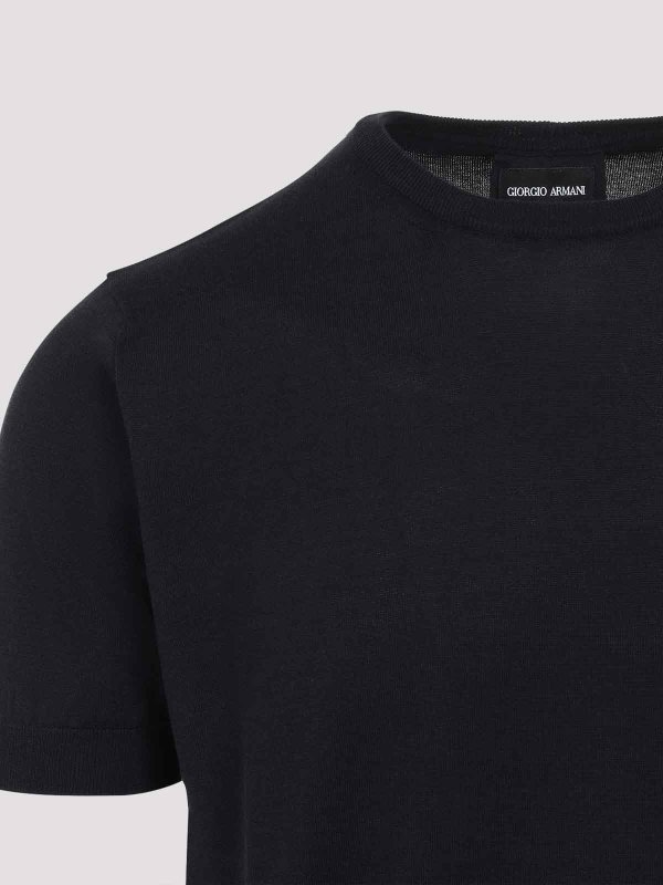 GIORGIO ARMANI: クルーネック online - クルーネック - ブルー