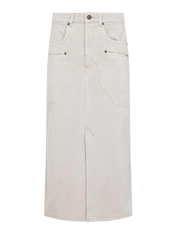 ISABEL MARANT: Knee length skirts & Midi - Britt Midi Skirt