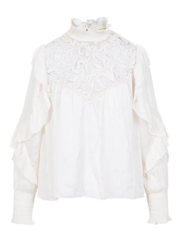 ISABEL MARANT: ブラウス - ブラウス - ライトベージュ