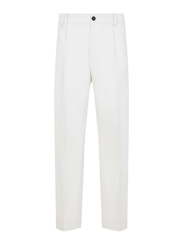 JACQUEMUS: トラウザーショーツ - ショートパンツ - クリーム