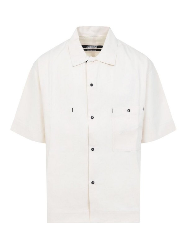 JACQUEMUS: シャツ - シャツ - クリーム