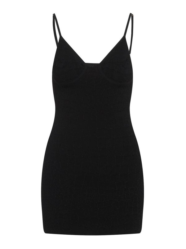 JACQUEMUS: ショートドレス - ショートドレス - 黒