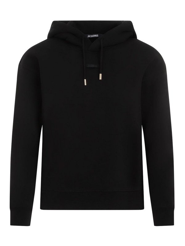 JACQUEMUS: スウェット＆セーター - スウェットシャツ/セーター - 黒