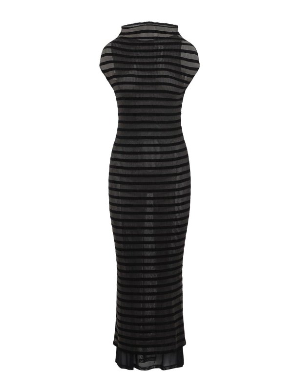 JEAN PAUL GAULTIER: abiti lunghi - Stripes mariniere abito lungo