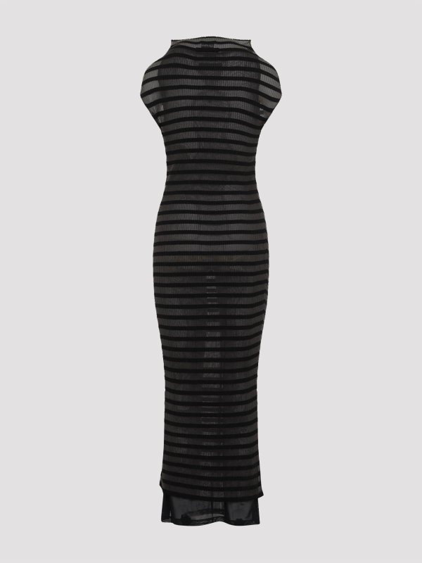 JEAN PAUL GAULTIER: abiti lunghi online - Stripes mariniere abito lungo