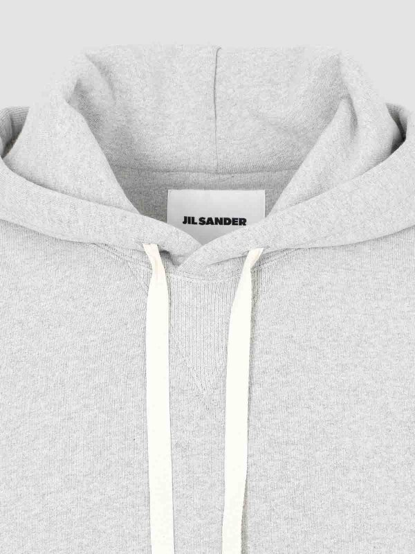 Con cappuccio di cotone shop online: JIL SANDER