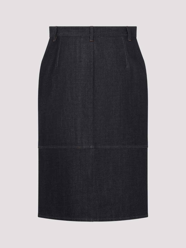 JIL SANDER: ニーレングススカート＆ミディ丈 online - 膝丈/ミディスカート - グレー