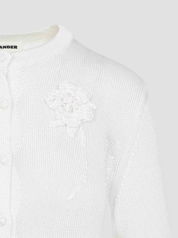 The Best Shops JIL SANDER: カーディガン - カーディガン - 白