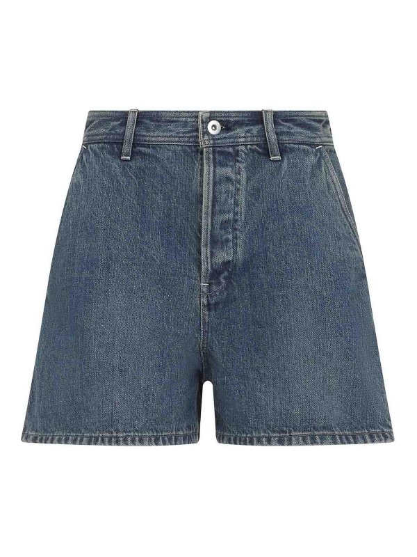 JIL SANDER: Hosen Shorts - Shorts - Blau