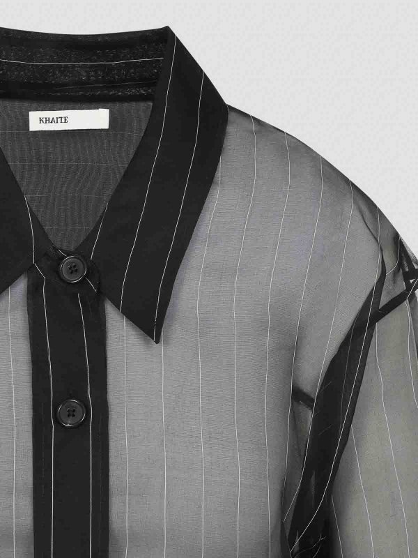 The Best Shops KHAITE: シャツ - シャツ - 黒