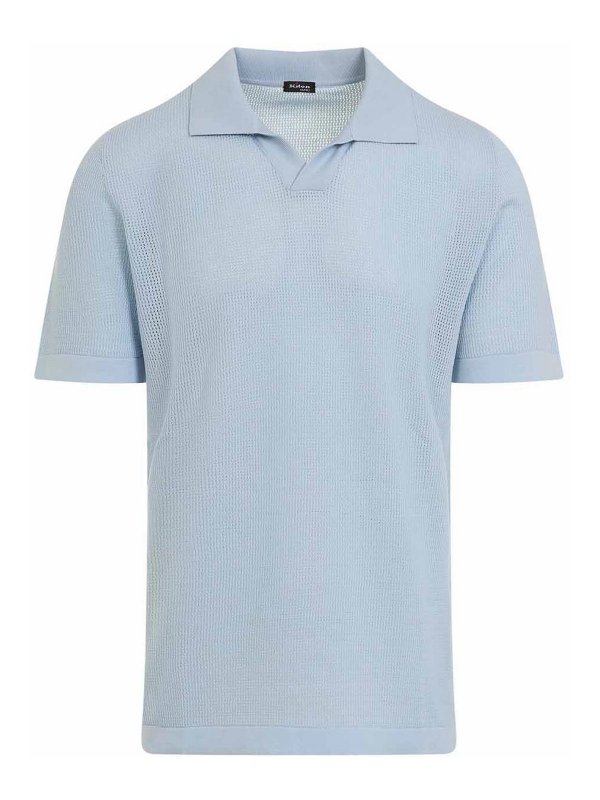 KITON: Polos - Polo - Azul