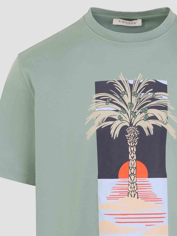 The Best Shops LANVIN: T-shirts - T-Shirt - Hellgrau