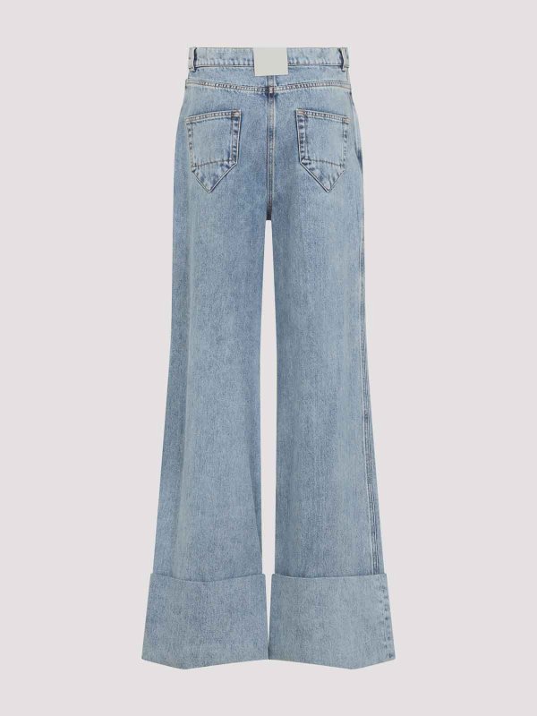LANVIN: Jeans évasés online - Jean Bootcut - Bleu Clair