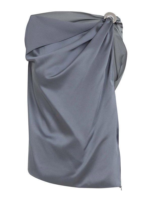 LANVIN: トップス＆タンクトップ - トップ/タンクトップ - グレー