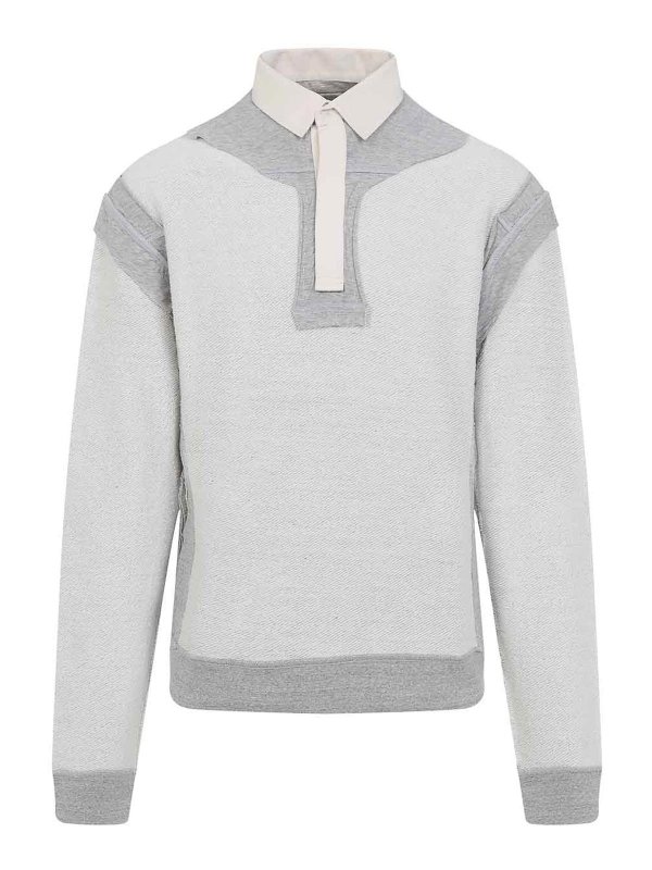 Maison Margiela: Sweatshirts und Pullover - Sweatshirt - Grau