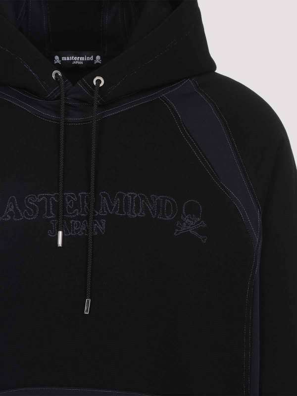 The Best Shops MASTERMIND JAPAN: Felpe e maglie - Felpa con cappuccio di Stichwork