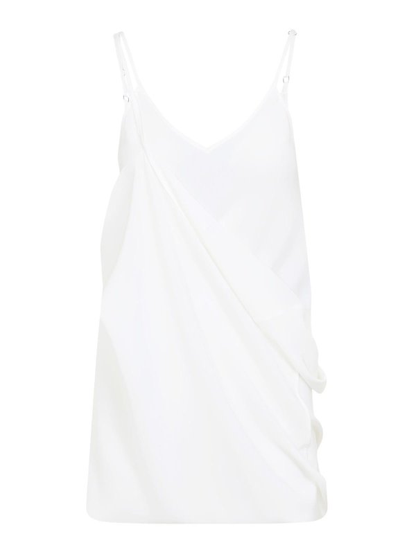 MM6 MAISON MARGIELA: Kurze Kleider - Kurzes Kleid - Creme
