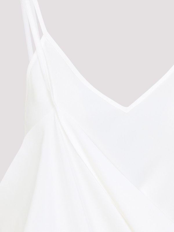 The Best Shops MM6 MAISON MARGIELA: Kurze Kleider - Kurzes Kleid - Creme