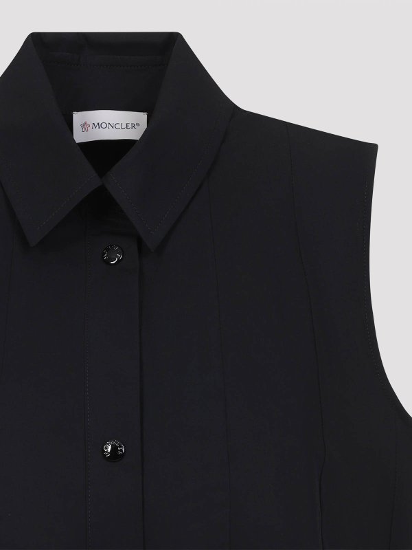 膝丈ドレス - 黒 shop online: MONCLER