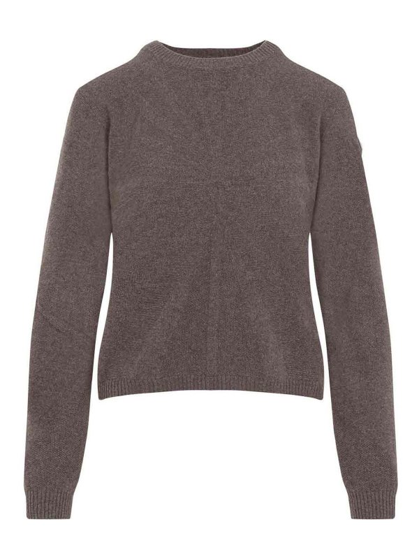 MONCLER: giacche casual - Pullover Mu02D9C01 Biker Round Neck