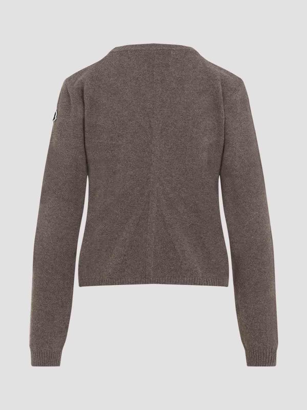 MONCLER: giacche casual online - Pullover Mu02D9C01 Biker Round Neck