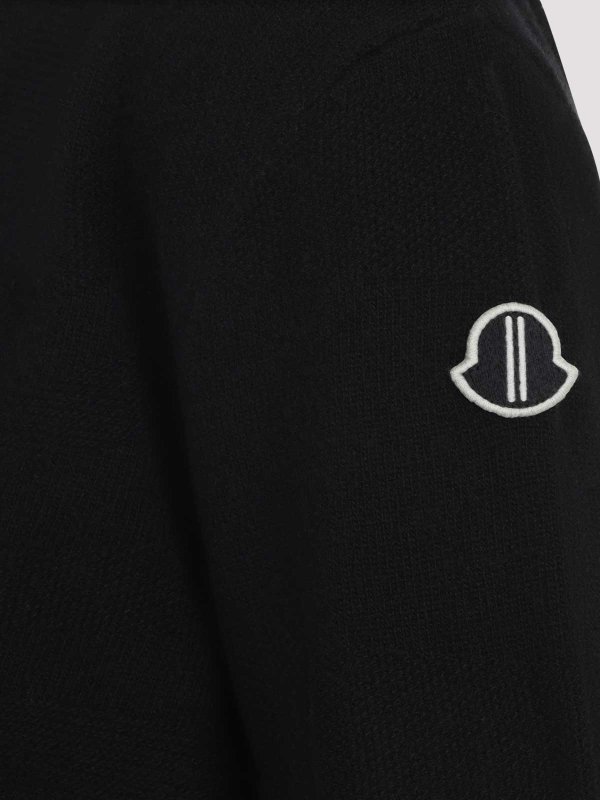 Mu02D9C01 Biker Round Neck Pullover shop online: MONCLER