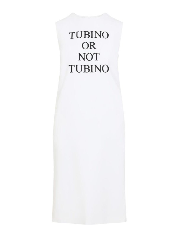 MOSCHINO: knee length dresses - Viscose Midi Dress