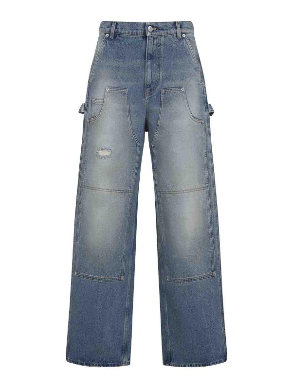 MOSCHINO: bootcut jeans - Cotton Jeans