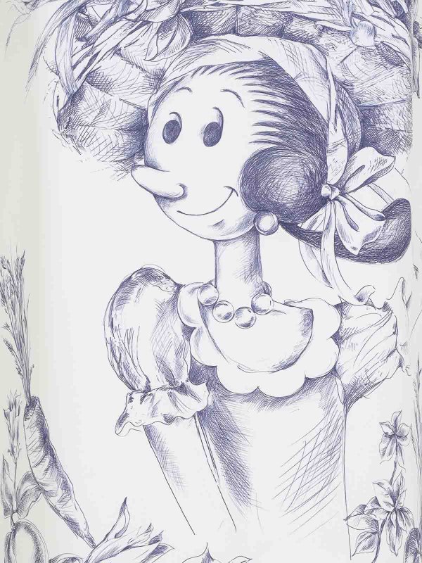 The Best Shops MOSCHINO: Knee length skirts & Midi - Printed Pencil Skirt