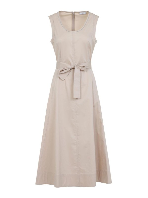 PESERICO: maxi dresses - Cotton Long Dress