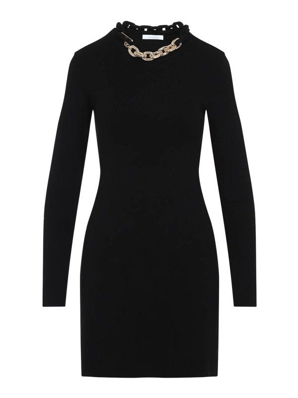 RABANNE: short dresses - Silk Mini Dress