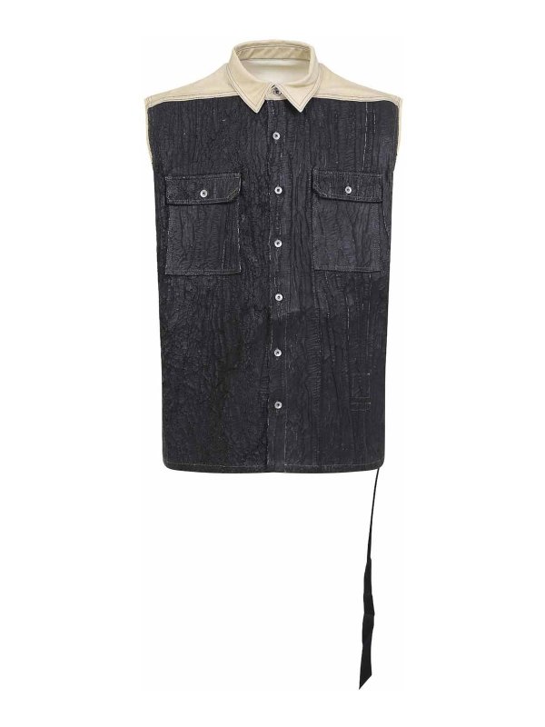 RICK OWENS: casual jackets - Drkshdw Sl Tommy Jumbo Jacket