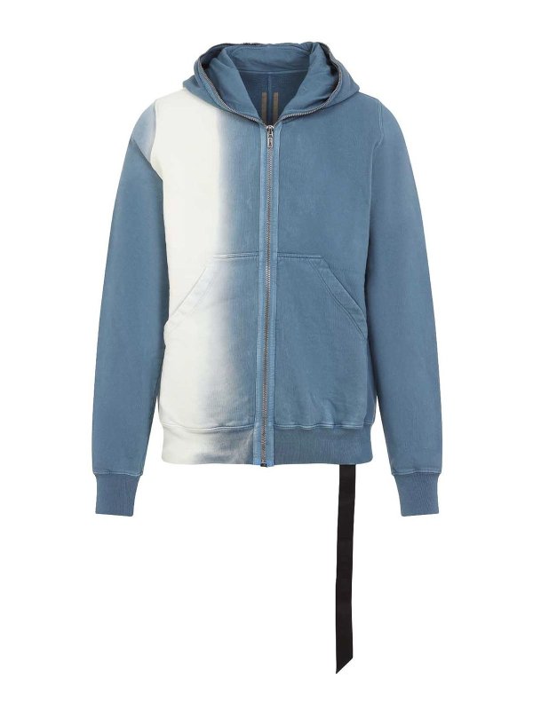 RICK OWENS: Sweatshirts & Sweaters - Drkshdw Gimp Hoodie