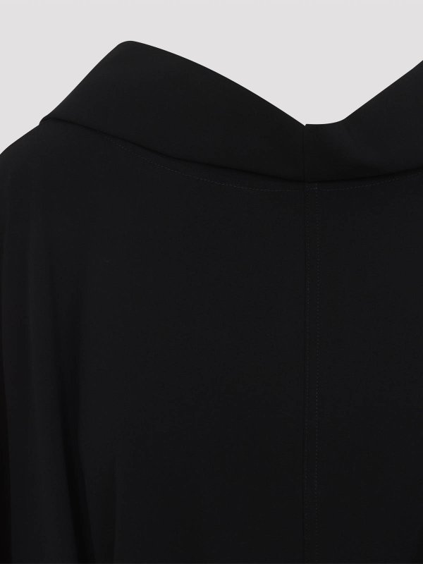 Rick Owens Hooded Tunic Mini Dress - Black - Women