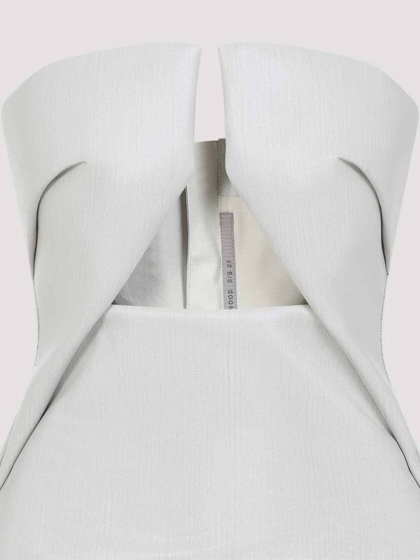 The Best Shops RICK OWENS: ショートドレス - ショートドレス - グレー