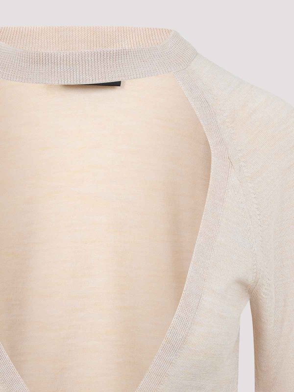 The Best Shops SIMONE ROCHA: Pull col rond - Pull Col Rond - Beige