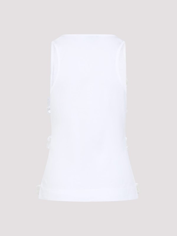 SIMONE ROCHA: Tops & Tank tops online - Fitted Ruffle Frill Tank Top
