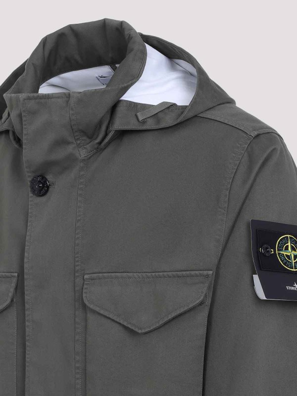 カジュアルジャケット - 緑 shop online: STONE ISLAND