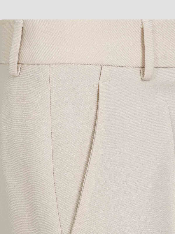 The Best Shops VALENTINO: トラウザーショーツ - ショートパンツ - クリーム