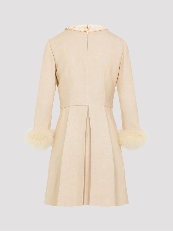 VALENTINO: short dresses online - Feathers Mini Dress