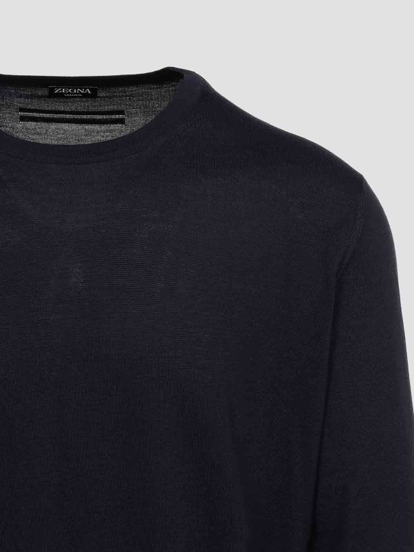 ZEGNA: クルーネック online - クルーネック - ブルー
