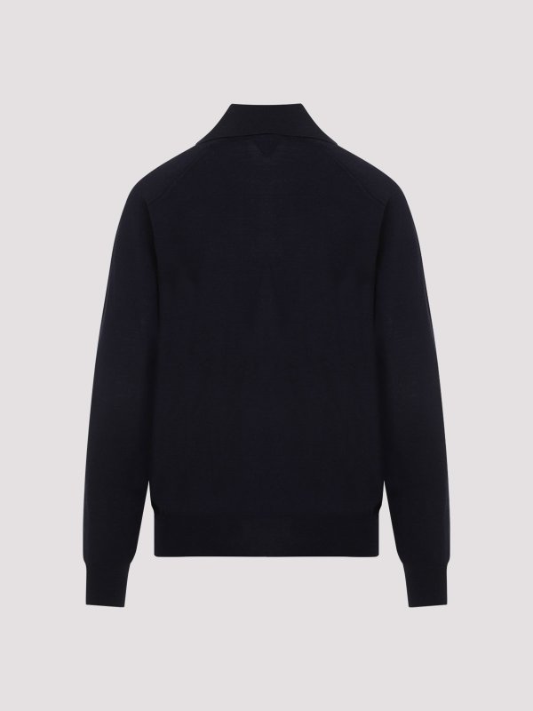 BOTTEGA VENETA: Polos online - Polo - Azul Oscuro